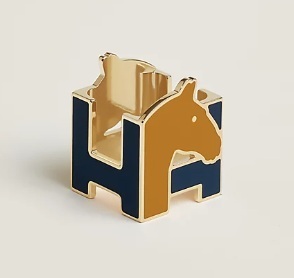 フランス発 ☆HERMES☆ カレ スカーフリング H Cheval