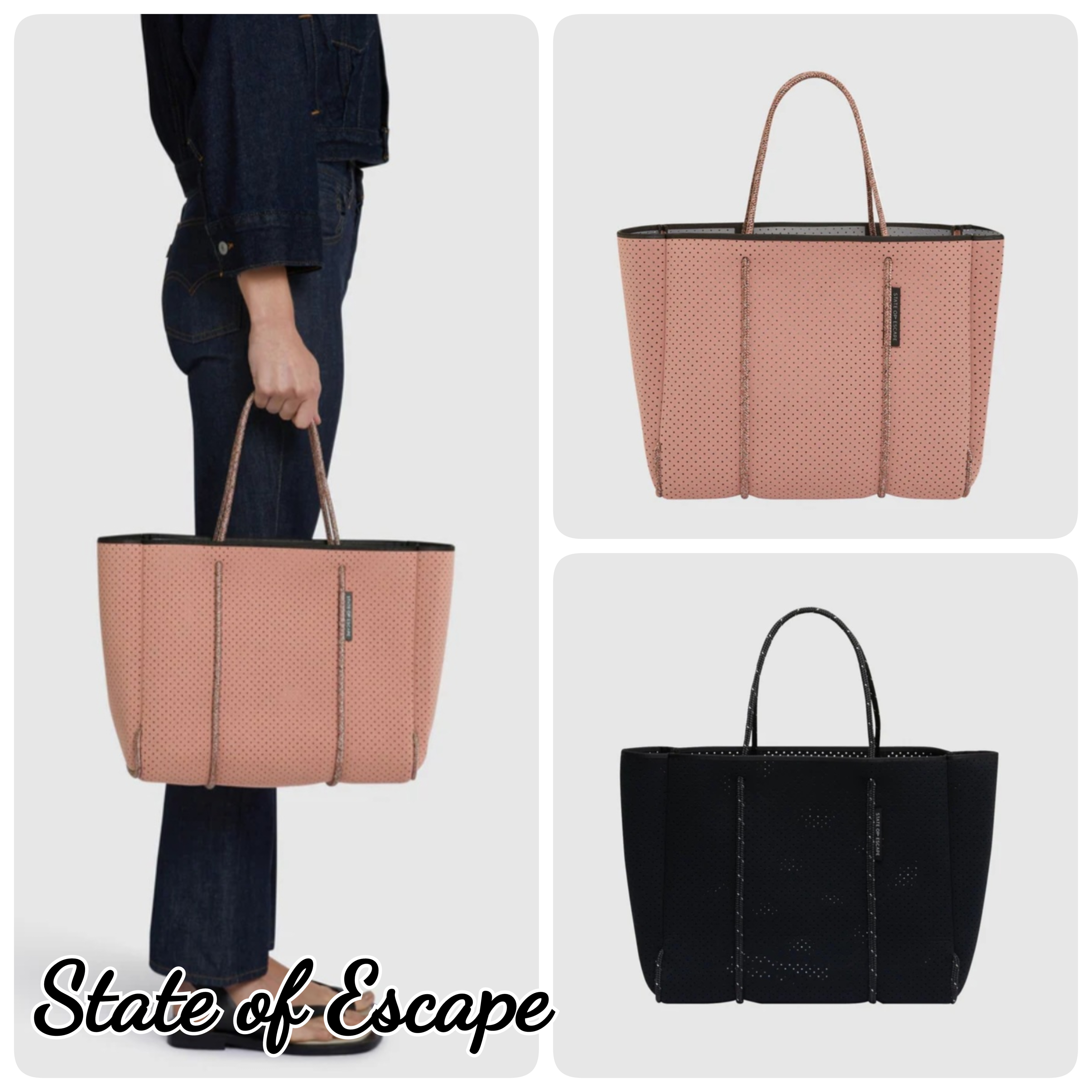 人気色!!【State of Escape】大人気 ☆Flying Solo tote