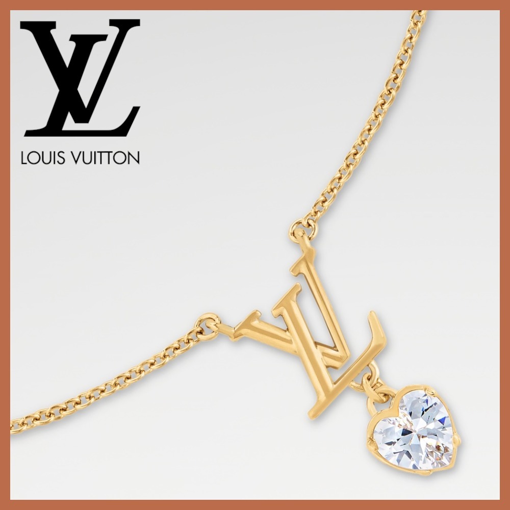 【落ち着いた印象】ネックレス・LV アイコニック ハート