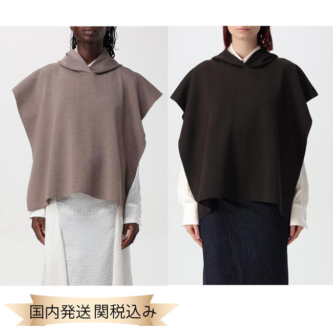 国内発送【FENDI】ウール ポンチョ 2カラー