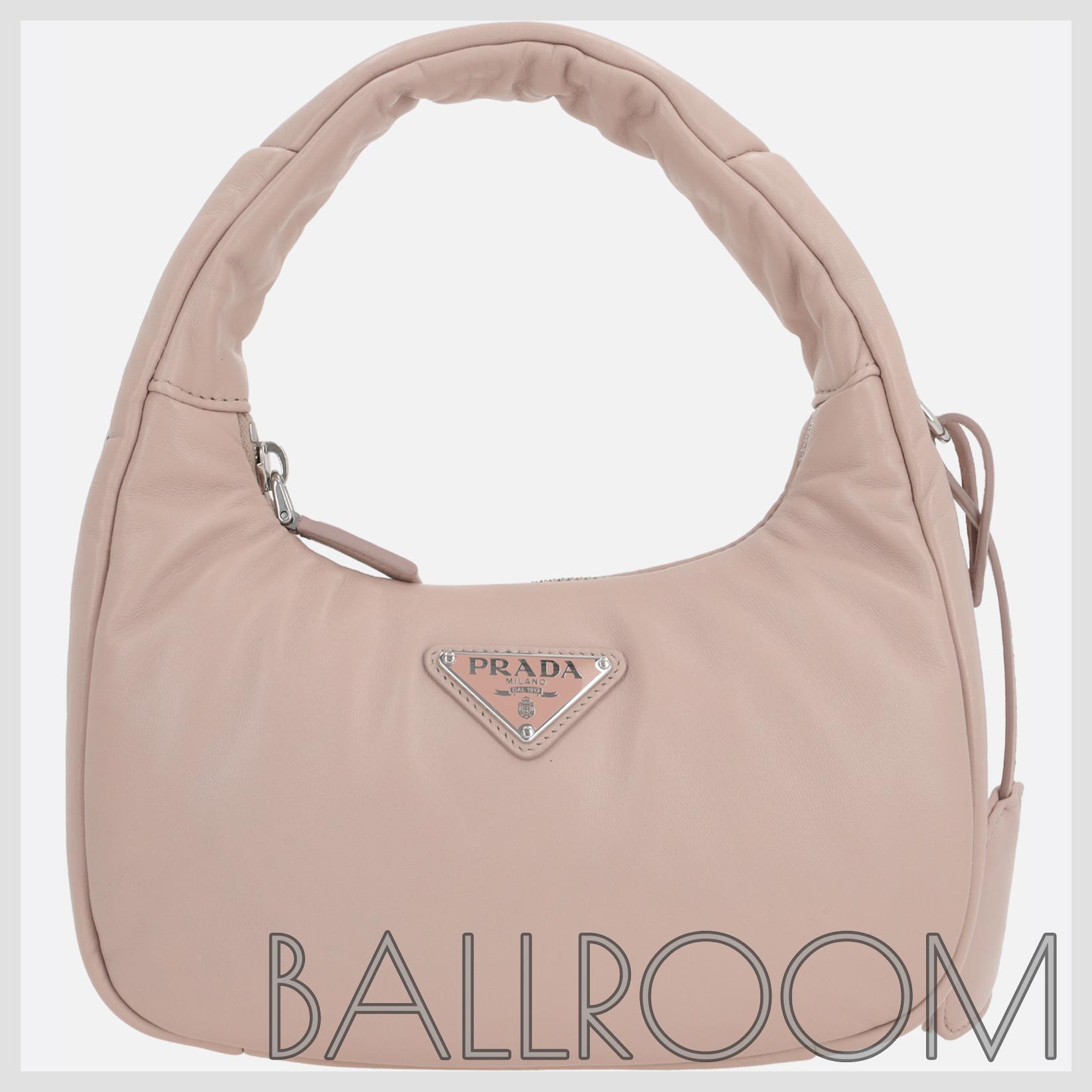 バッグ・カバンその他 PRADA PRADA SOFT MINI PADDED NAPPA HOBO BAG