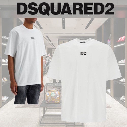 DSQUARED2 ディースクエアード メンズ カジュアル ロゴ Tシャツ