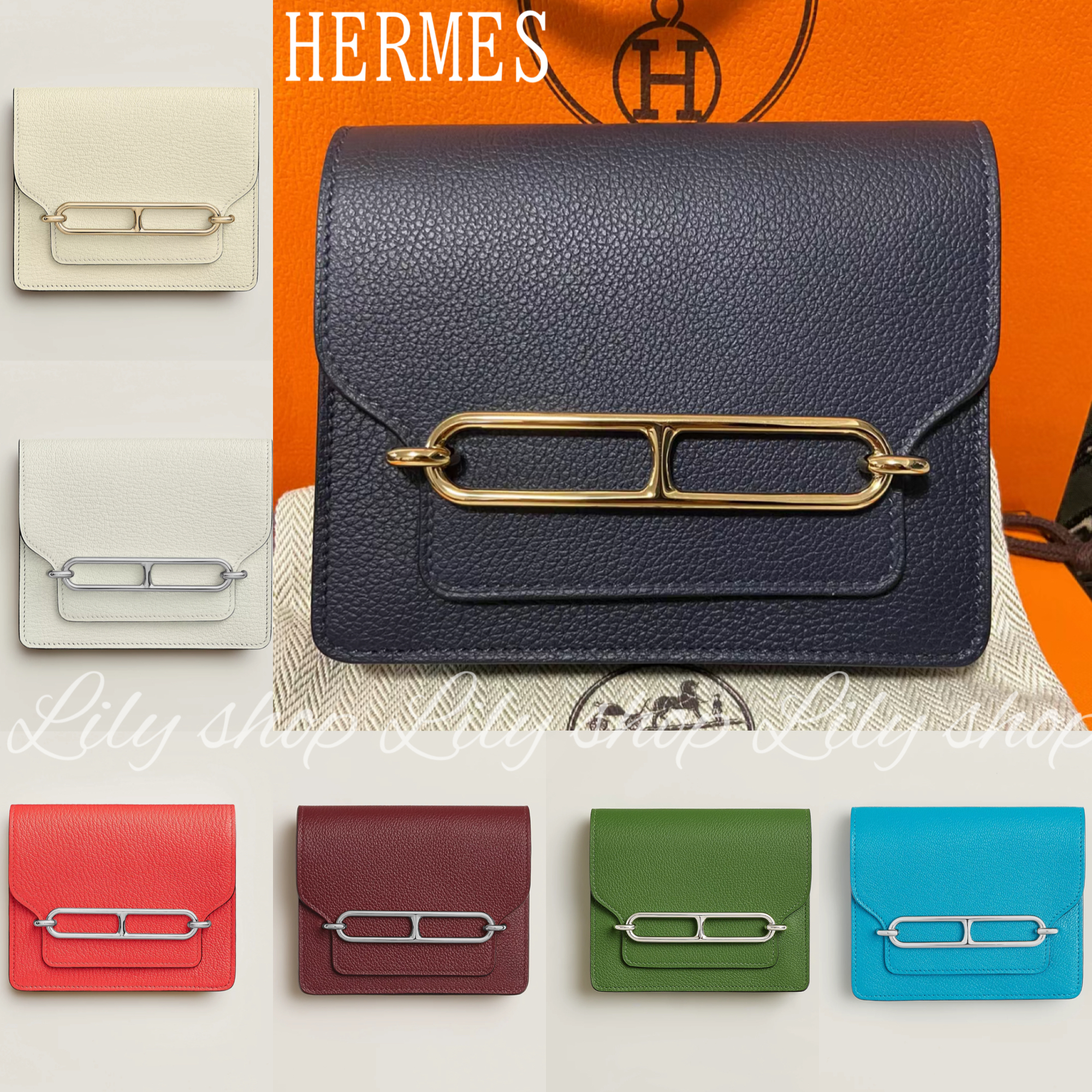 ミニサイズでコンパクト◎【HERMES】RoulisSlim ウォレット