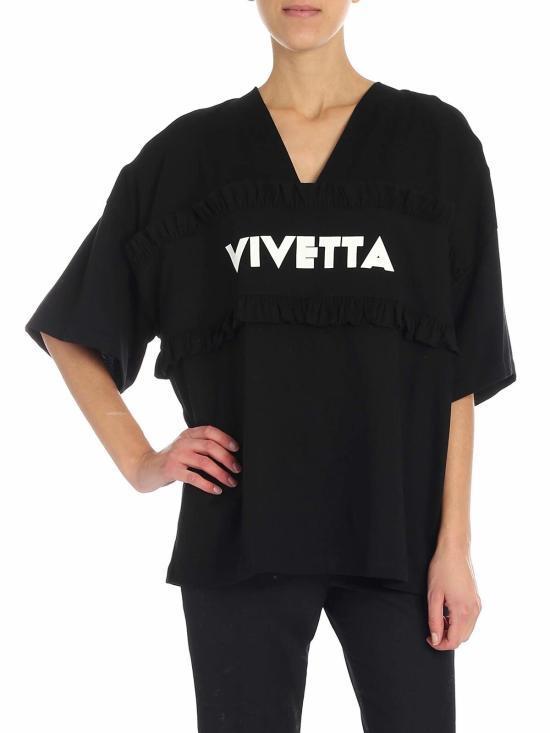 Tシャツ・カットソー VIVETTA Women Tops 84VP939999 Black