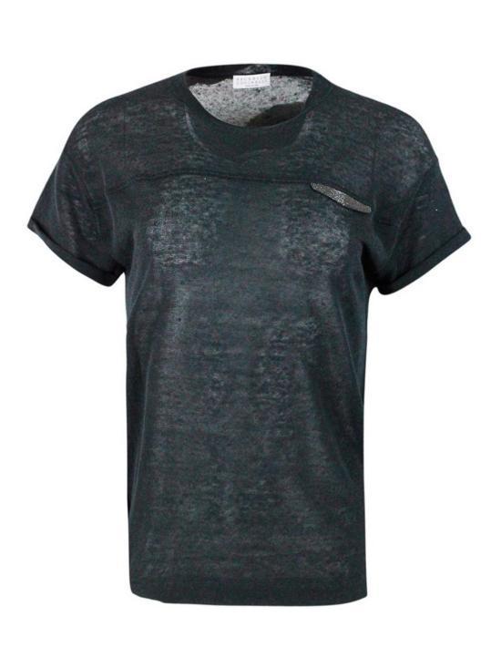 Tシャツ・カットソー BRUNELLO CUCINELLI Women Tops M1T136720C2803 Grey