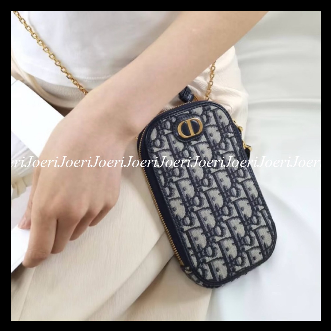 【ハンドルとチェーン付き♪】DIOR 30 Montaigne フォンホルダー