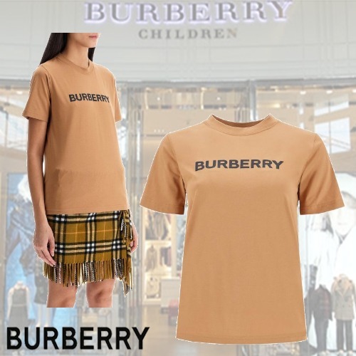 BURBERRY バーバリー レディース Tシャツ オーガニックコットン