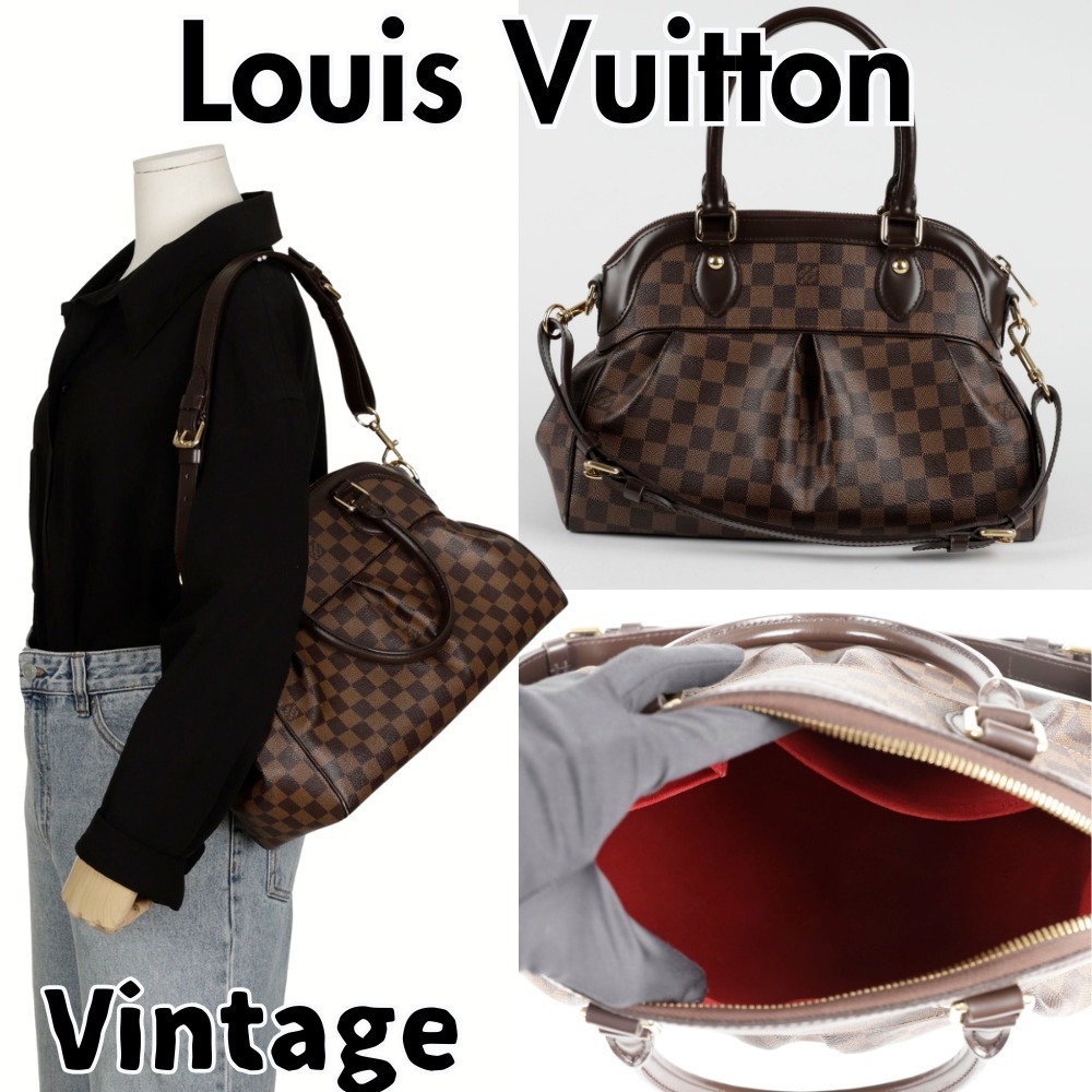 【ヴィンテージ】Rank:B☆Louis Vuitton トレビ トートバッグ