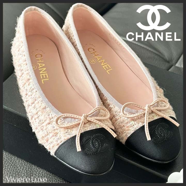 *日常使いにも◎*【CHANEL】バレエ フラットシューズ 多色展開
