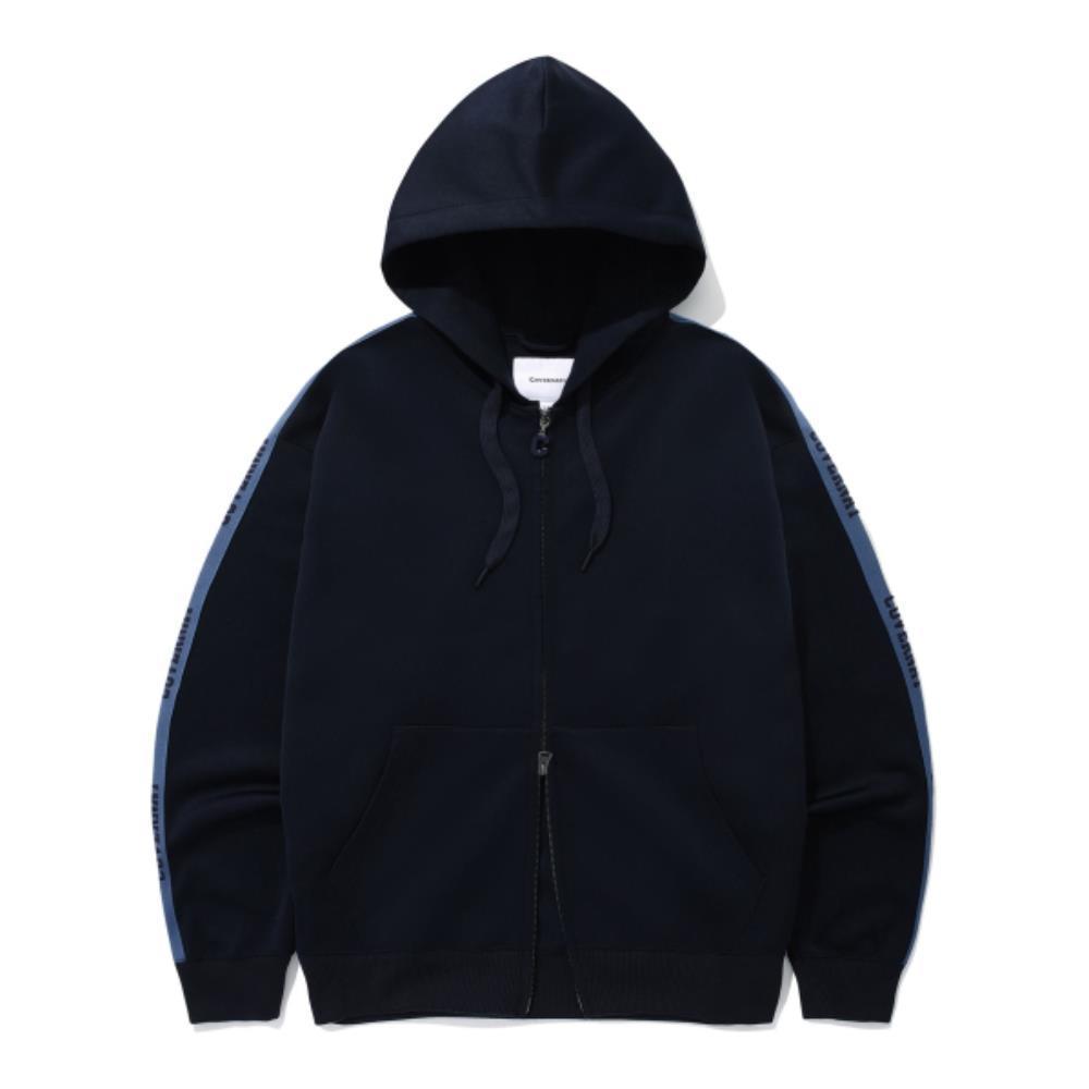 パーカー・フーディ COVERNAT Retro track hoodie zip-up navy