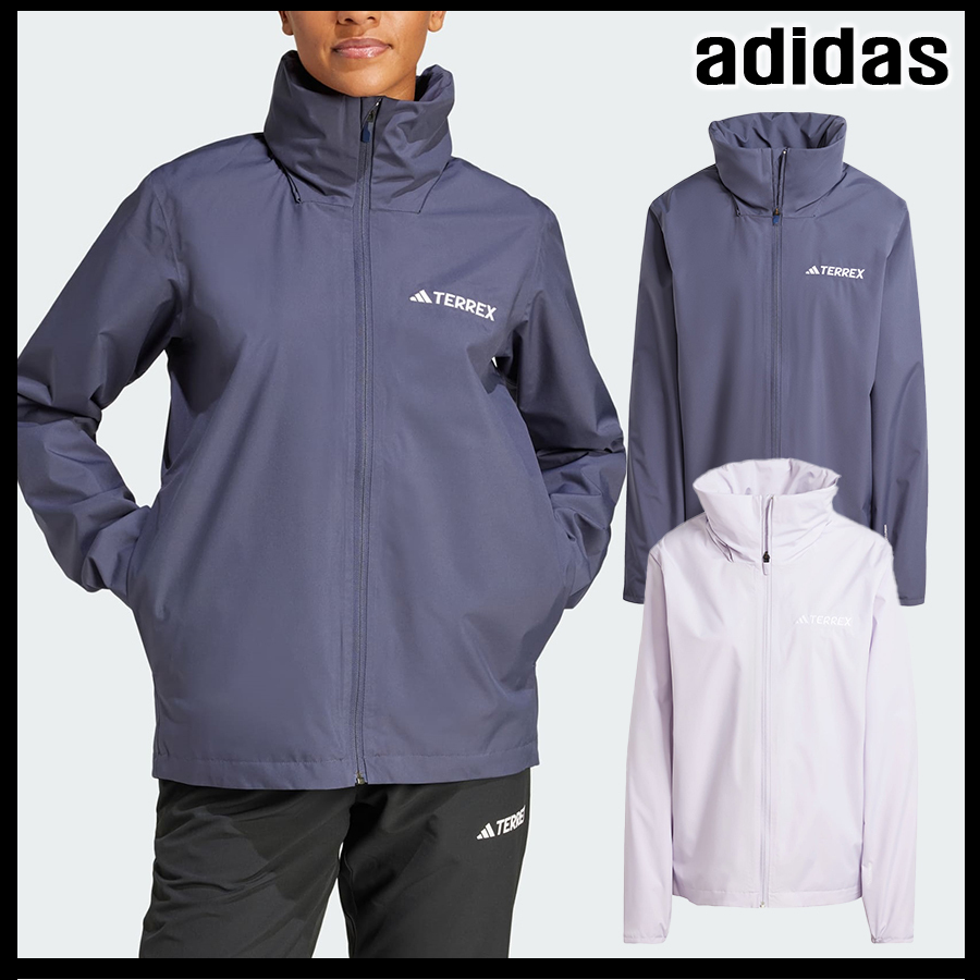★adidas★W TERREX MULTI ESSENTIAL 2L RAIN JACKET★追跡可