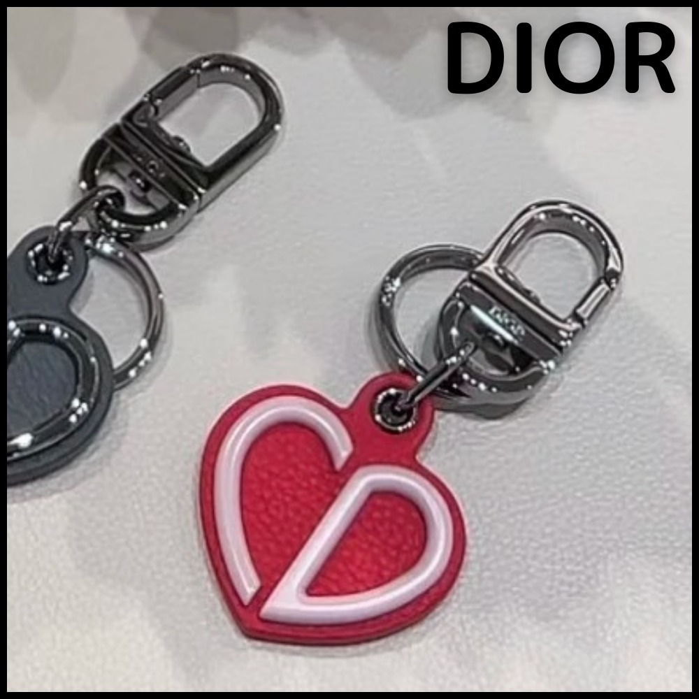 【エレガントなアクセント♡】Dior CD Heart キーホルダー