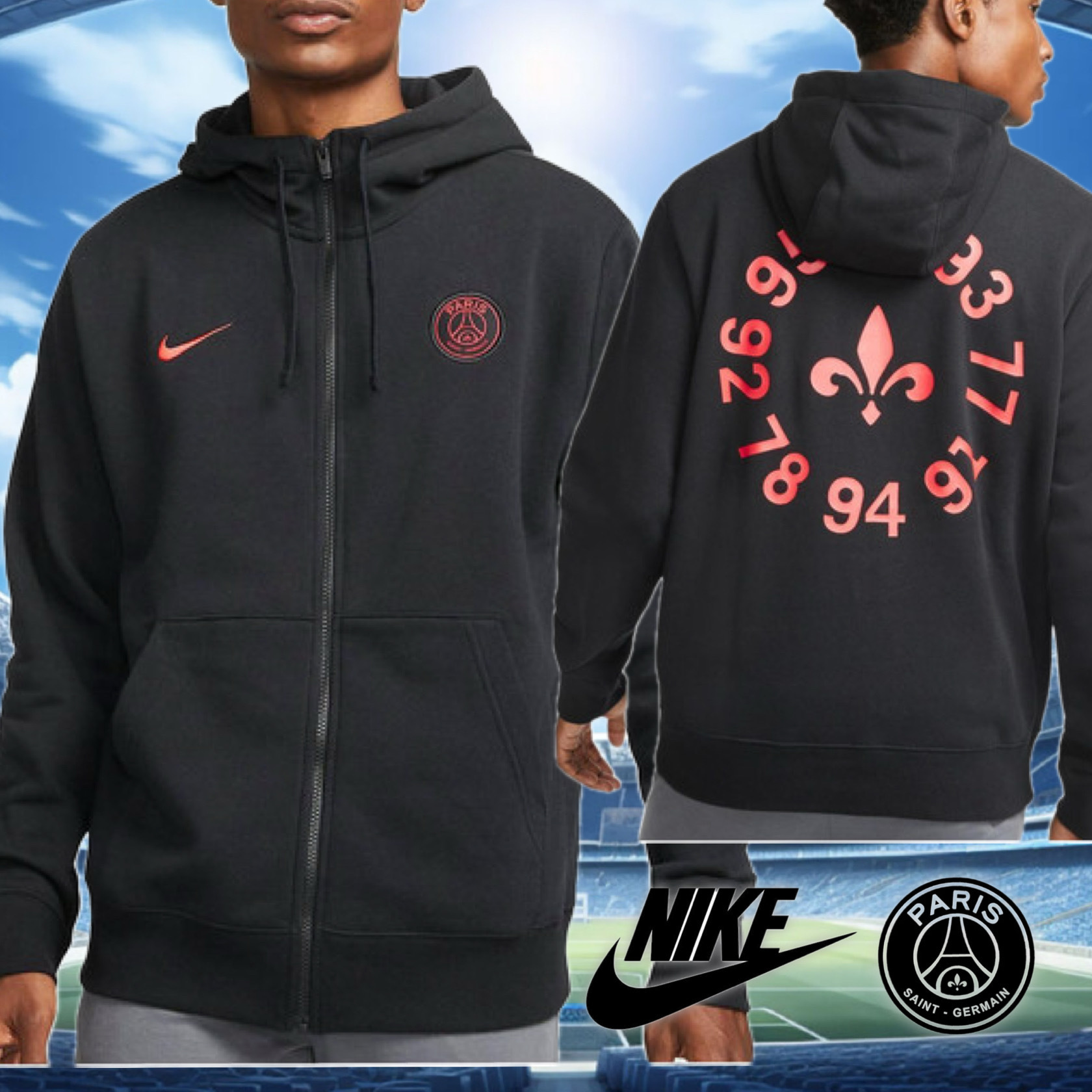 安心の関税込【NIKE】PSG パリサンジェルマン フーディ パーカー