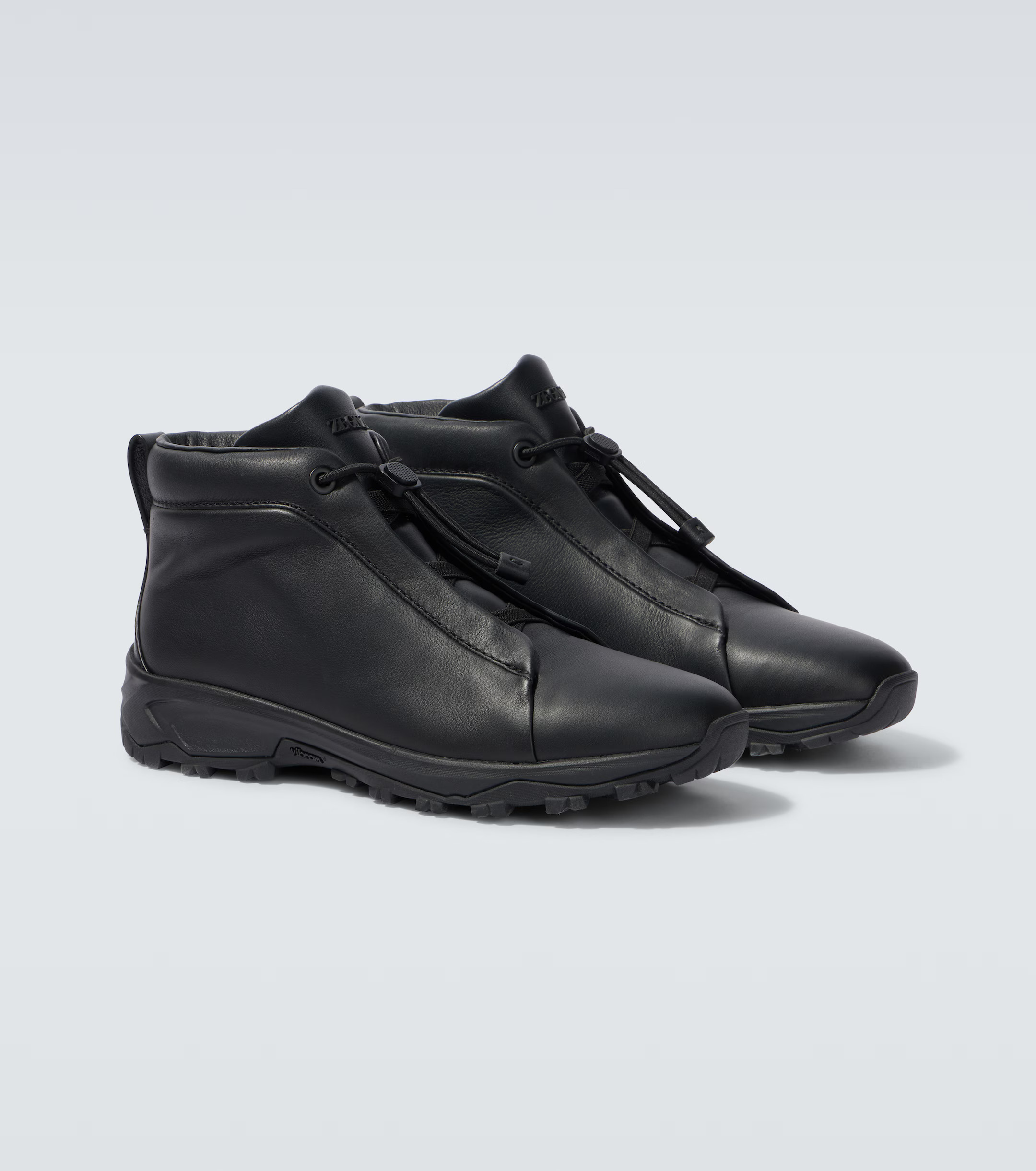 送料関税込★Zegna★トリプルステッチベッタレザースニーカー ゼニアのスニーカー「トリプルステッチ」“グローブのような