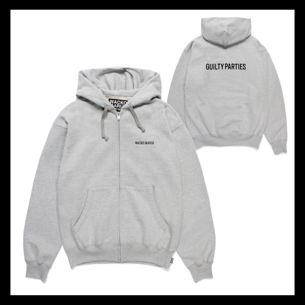 【WACKO MARIA】HEAVY WEIGHT FULL ZIP フーディ スウェット