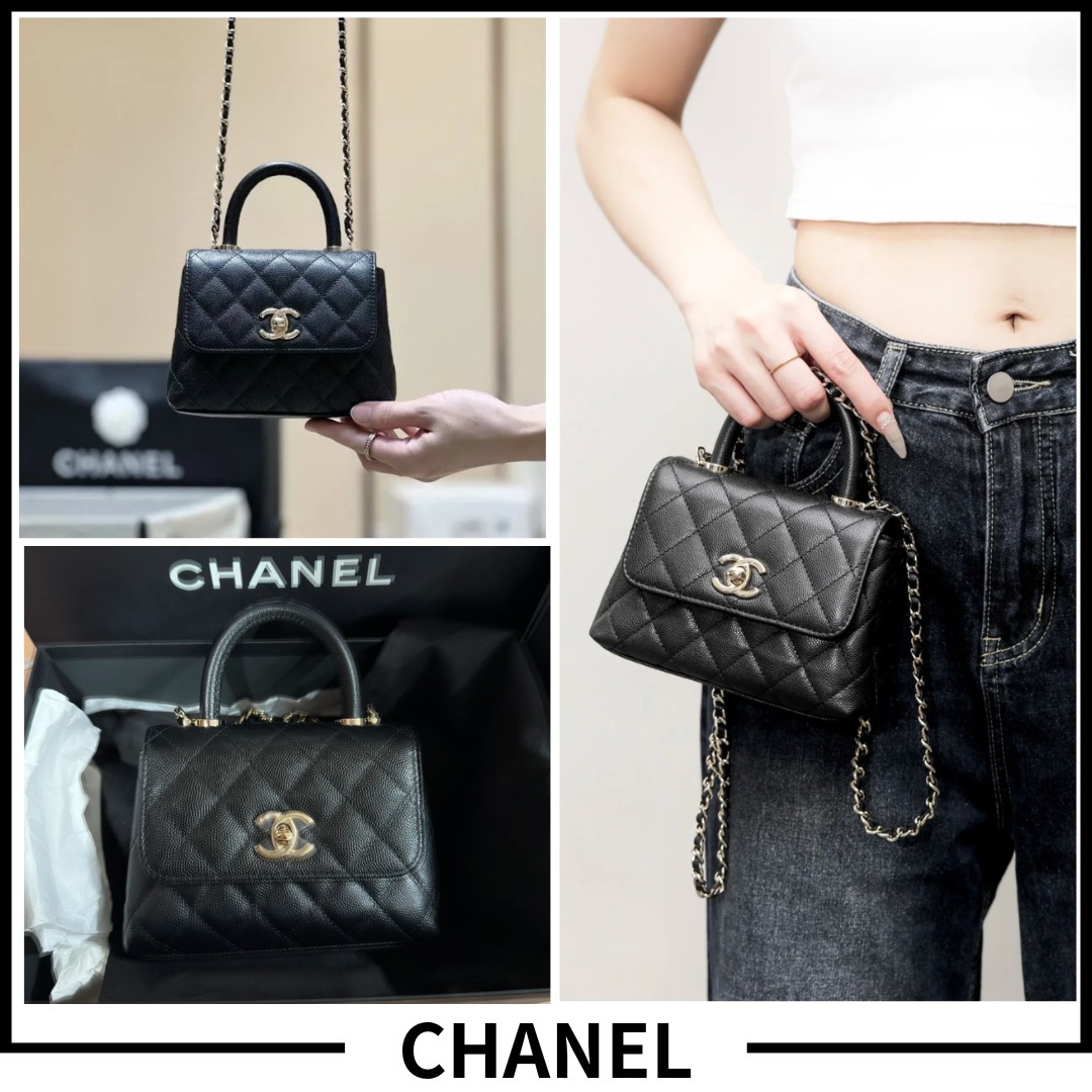 【コーデのアクセントに】★CHANEL★ココハンドル11cm★超ミニ コーデのアクセントに】☆CHANEL☆ココハンドル11cm☆超ミニ