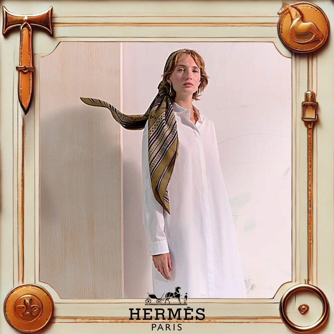 多彩なアレンジ◎ HERMES ショール アマゾンズフェスティバル