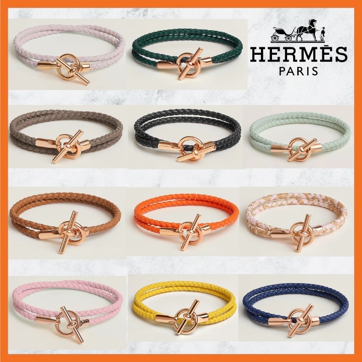 【カラーが豊富】HERMES グレナン ブレスレット