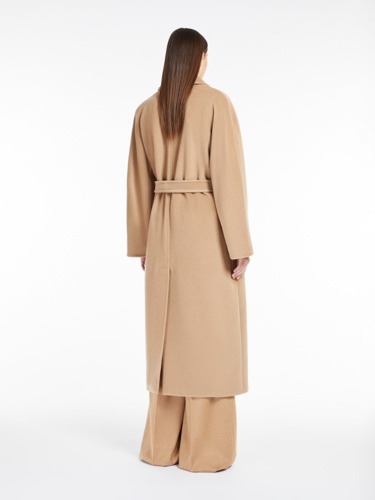 【エレガント】MaxMara《LOCRI》ウール カシミヤ ラップ コート