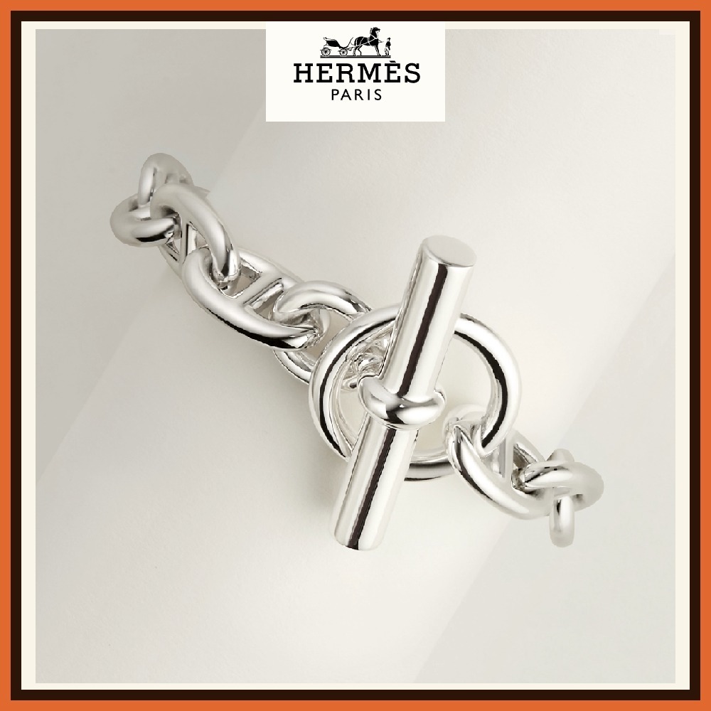 【人気♪】HERMES シェーヌダンクル ブレスレット MM