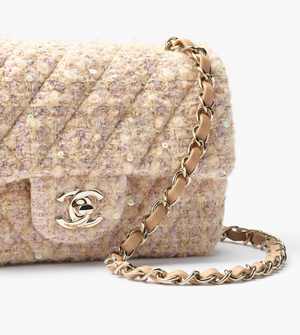 《淡く繊細な高級感溢れる♪》24B限定★CHANEL ショルダーバッグ