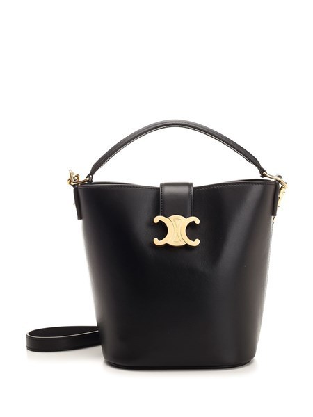 CELINE セリーヌ ルイーズ バケットバッグ レザー 関税送料無料