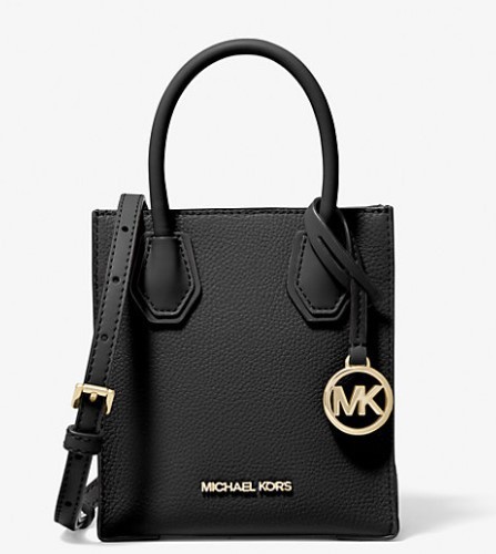 トートバッグ MICHAEL KORS Mercer Extra-Small and Leather Crossbody Bag