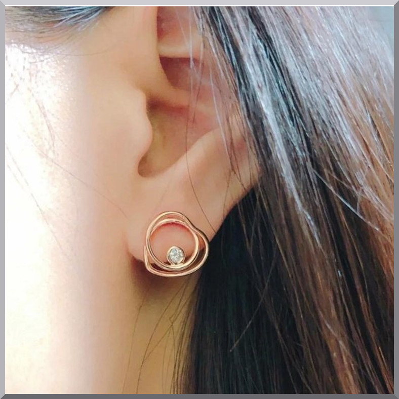 《ハート♪》HERMES Vertige Coeur ピアス very smallモデル