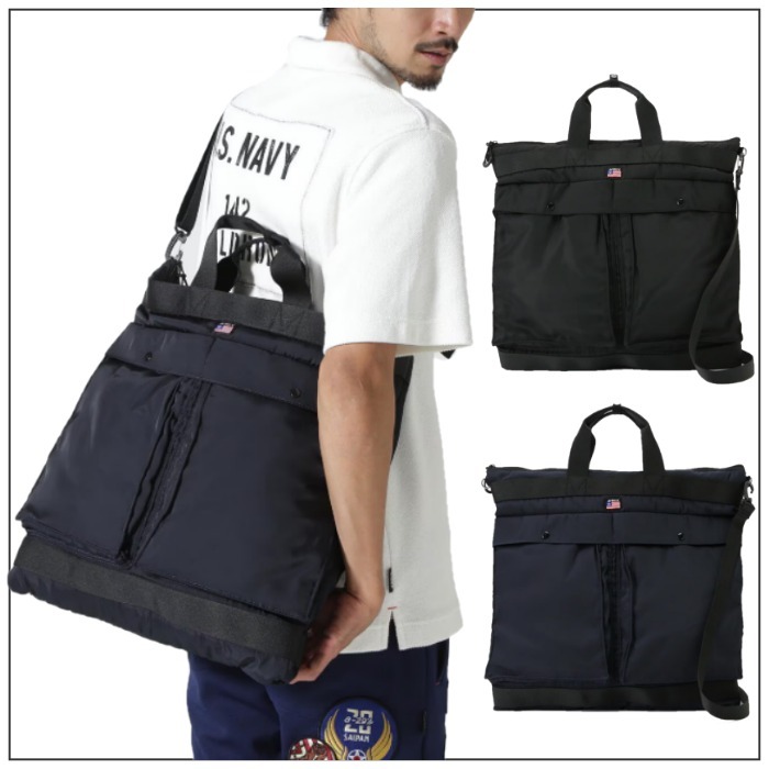 【AVIREX】アヴィレックス/GOLF WEAR /ミリタリーロッカーバック
