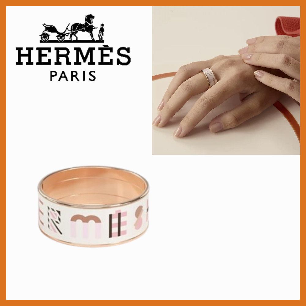 【ロゴが可愛い☆】HERMES リング