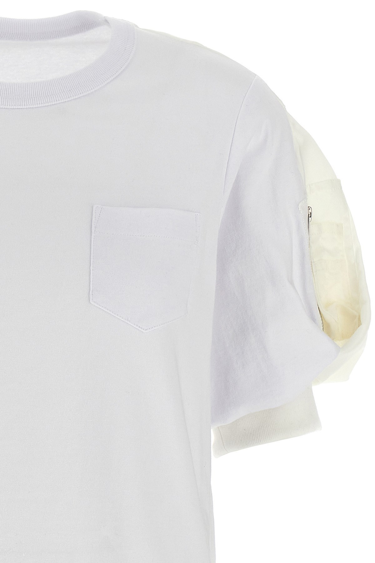 sacai サカイ★定番ナイロンスリーブTシャツ★バルーンスリーブ sacai サカイ☆定番ナイロンスリーブTシャツ☆バルーンスリーブ