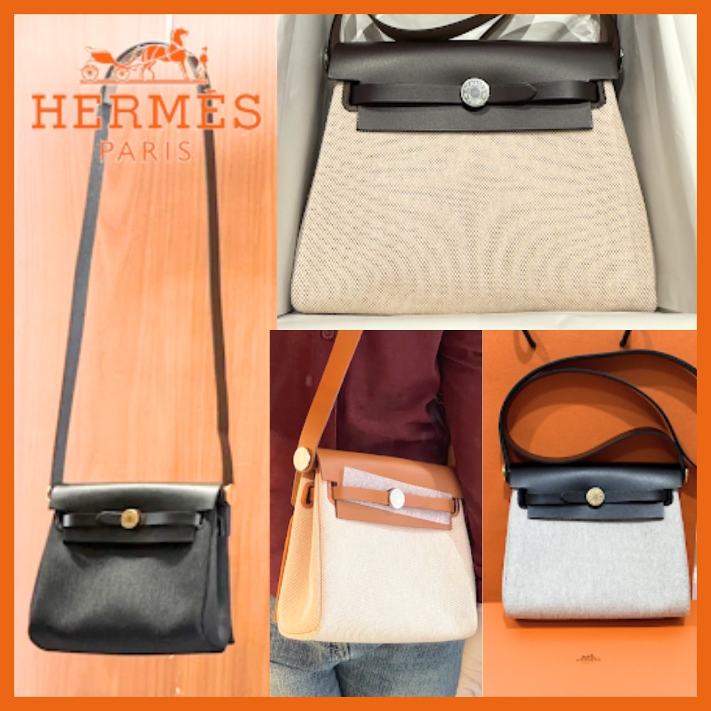 【お洒落に♪】HERMES Herbag Zip 20 ミニ ショルダーバッグ