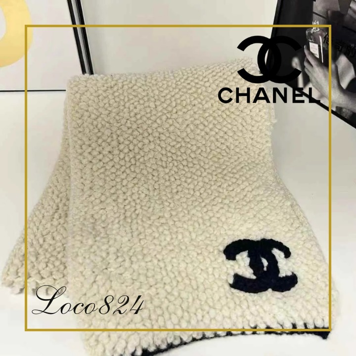 【おしゃれに防寒♪】シャネル スカーフ マフラー CHANEL