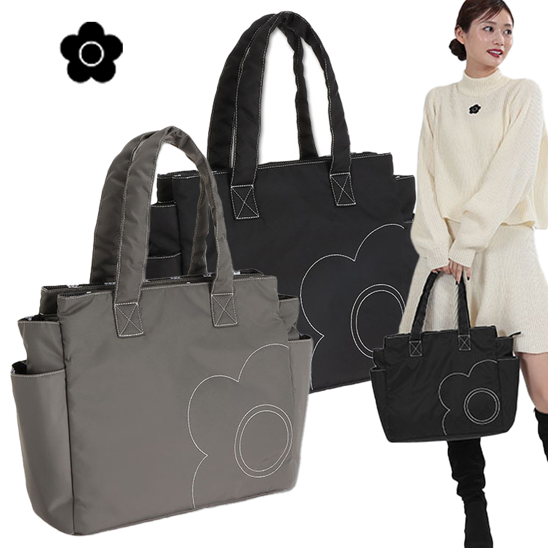 【国内発送】MARYQUANT ナイロンデイジーステッチ トートバッグ
