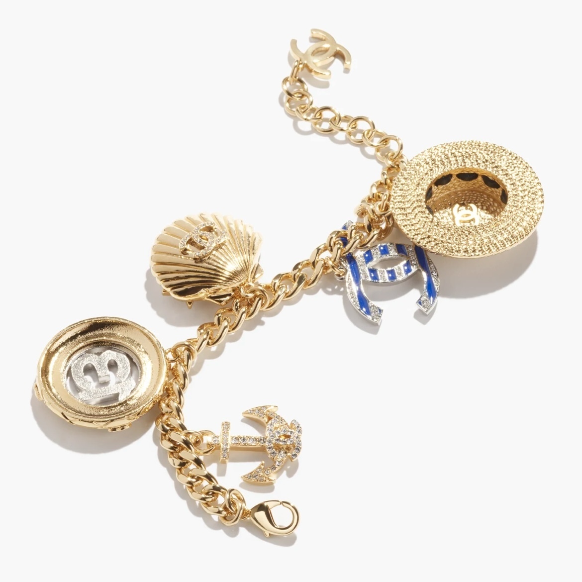 《チェーンで揺れる豪華な輝き♪》25C限定★CHANEL ブレスレット