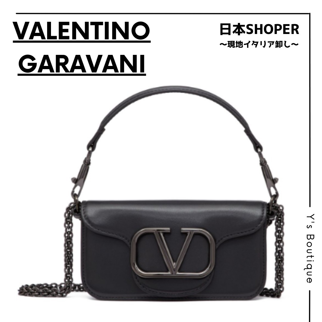 【VALENTINO GARAVANI】カーフスキン スモール ショルダーバッグ