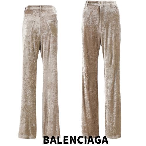 【BALENCIAGA】ワイドレッグ シェニール トラウザーズ