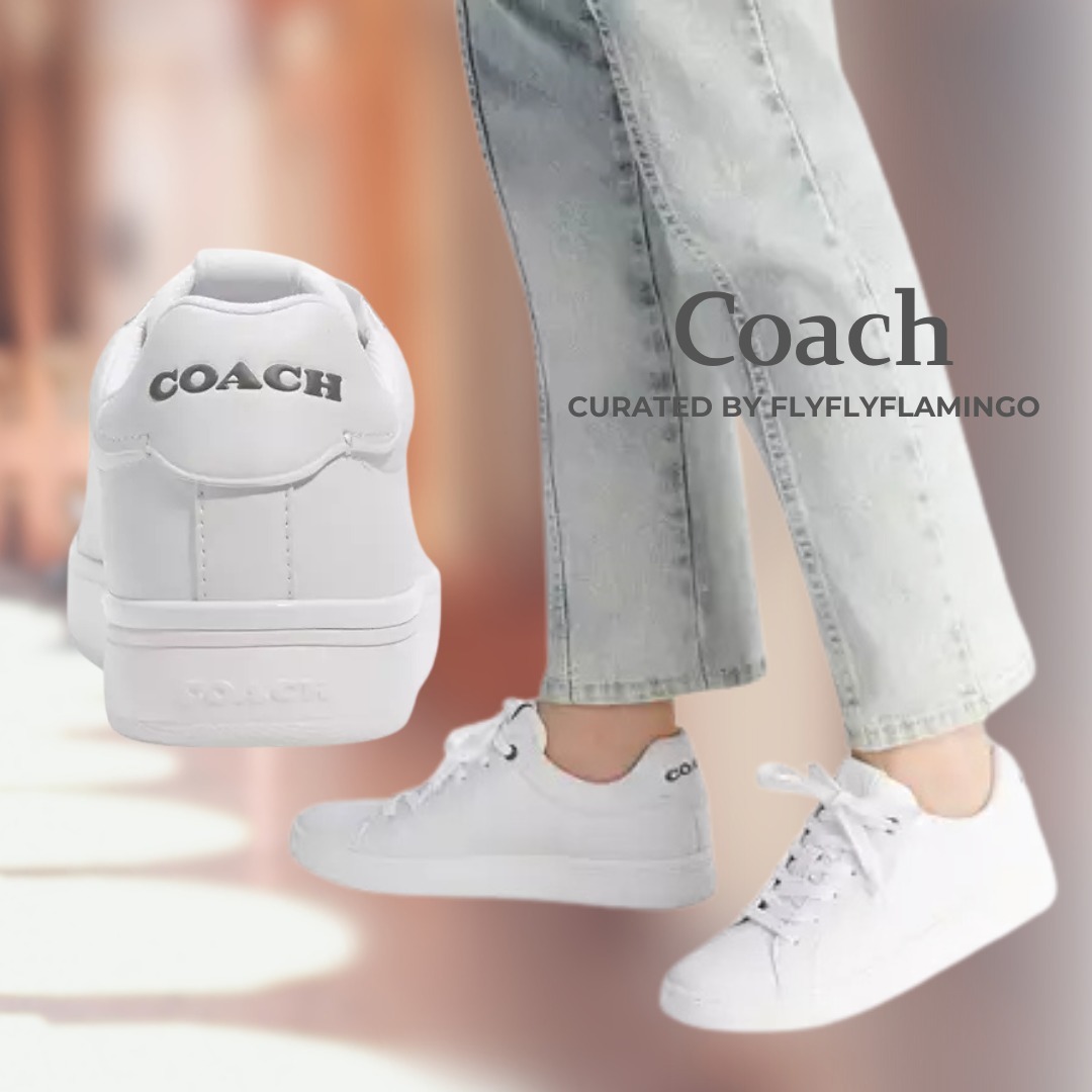 Coach【コーチ】超シンプル♪清潔感のある白一色♪スニーカー