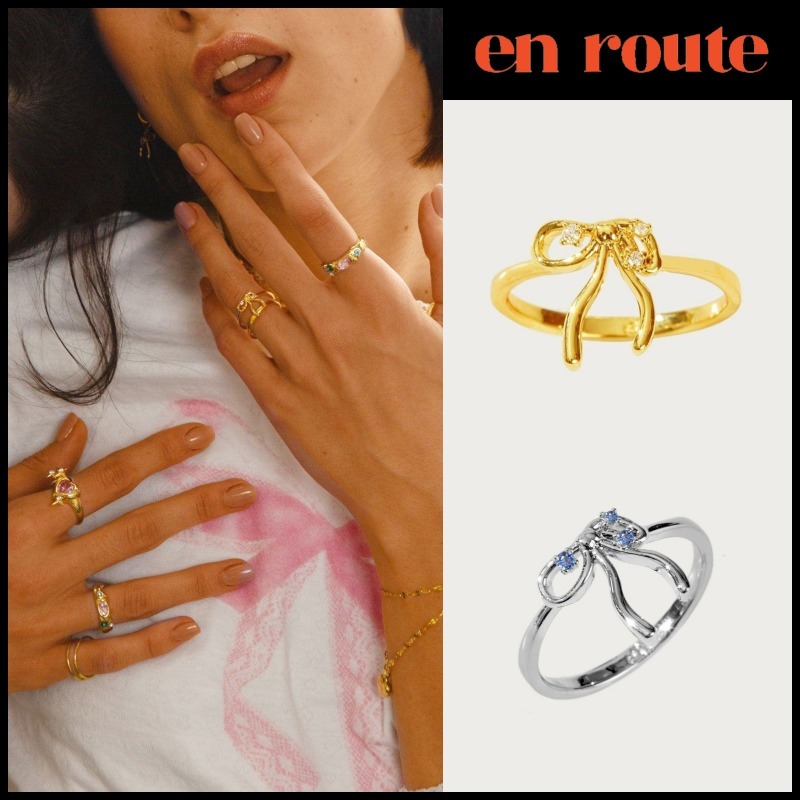 関税/送料込み【en route】18Kミッフィーリング