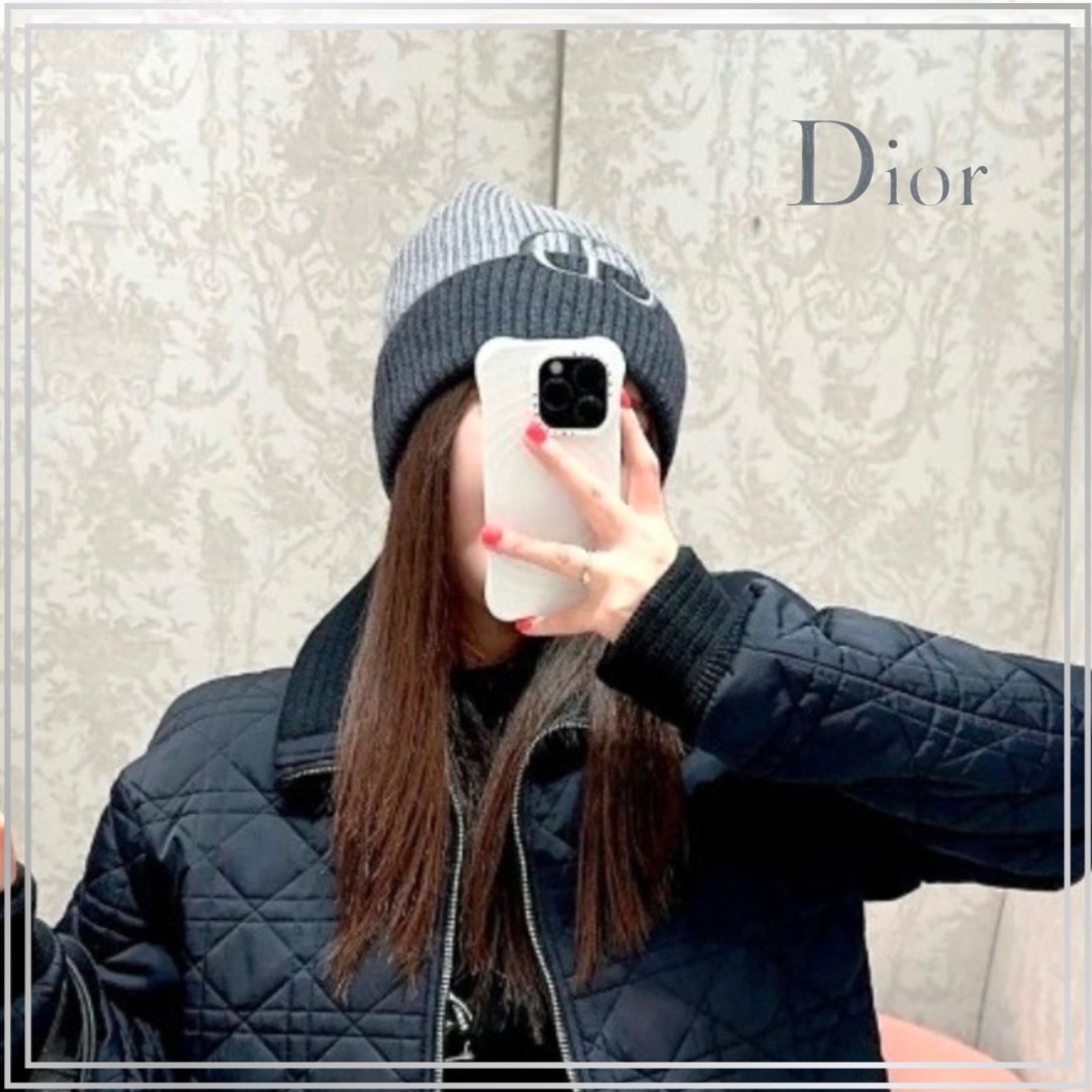 【ユニセックスで可愛い】◆Dior◆ CD Icon ビーニー ニット帽