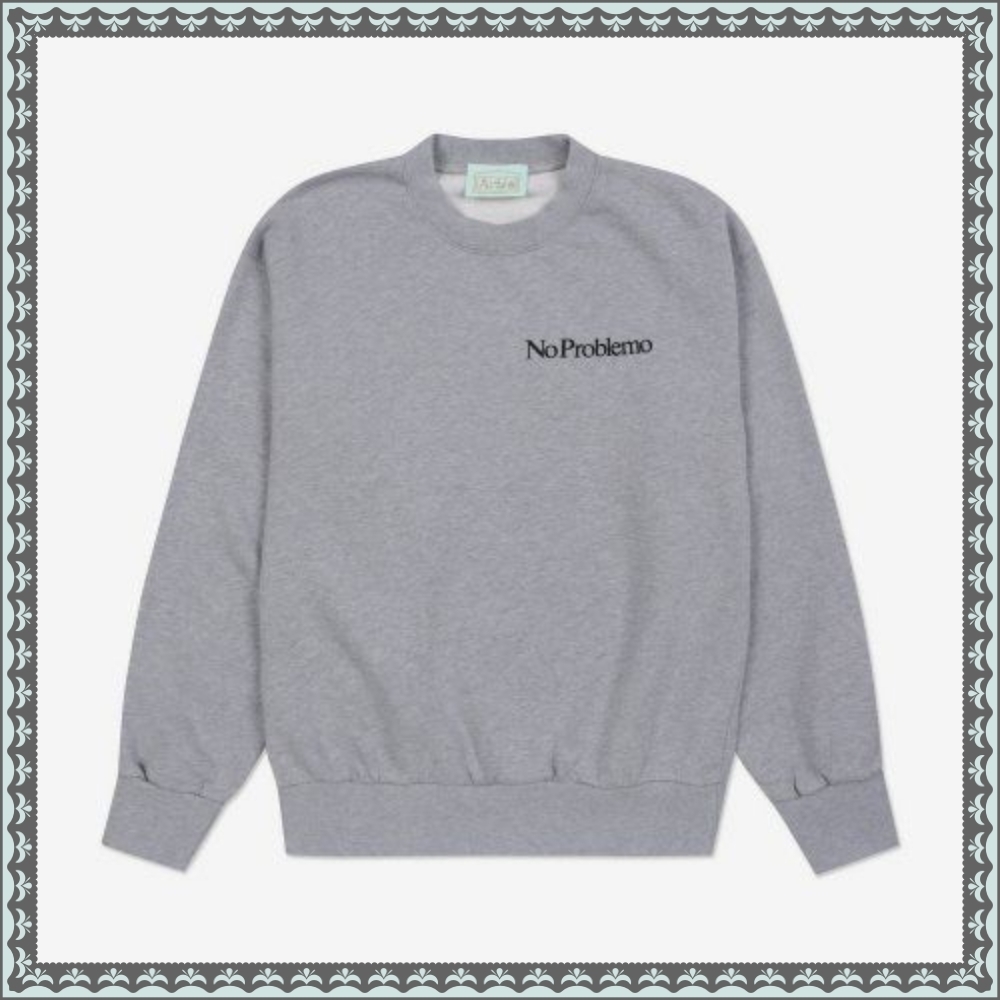 ★ARIES★ Mini Plablem Sweatshirt Graymal COAR20009GRM COAR2