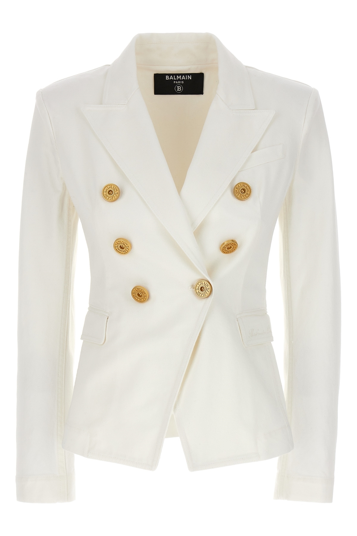 【関税込み】balmain Double-breasted denim blazer
