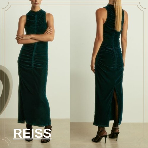 【REISS】ニーヴァ ベルベット ドレス