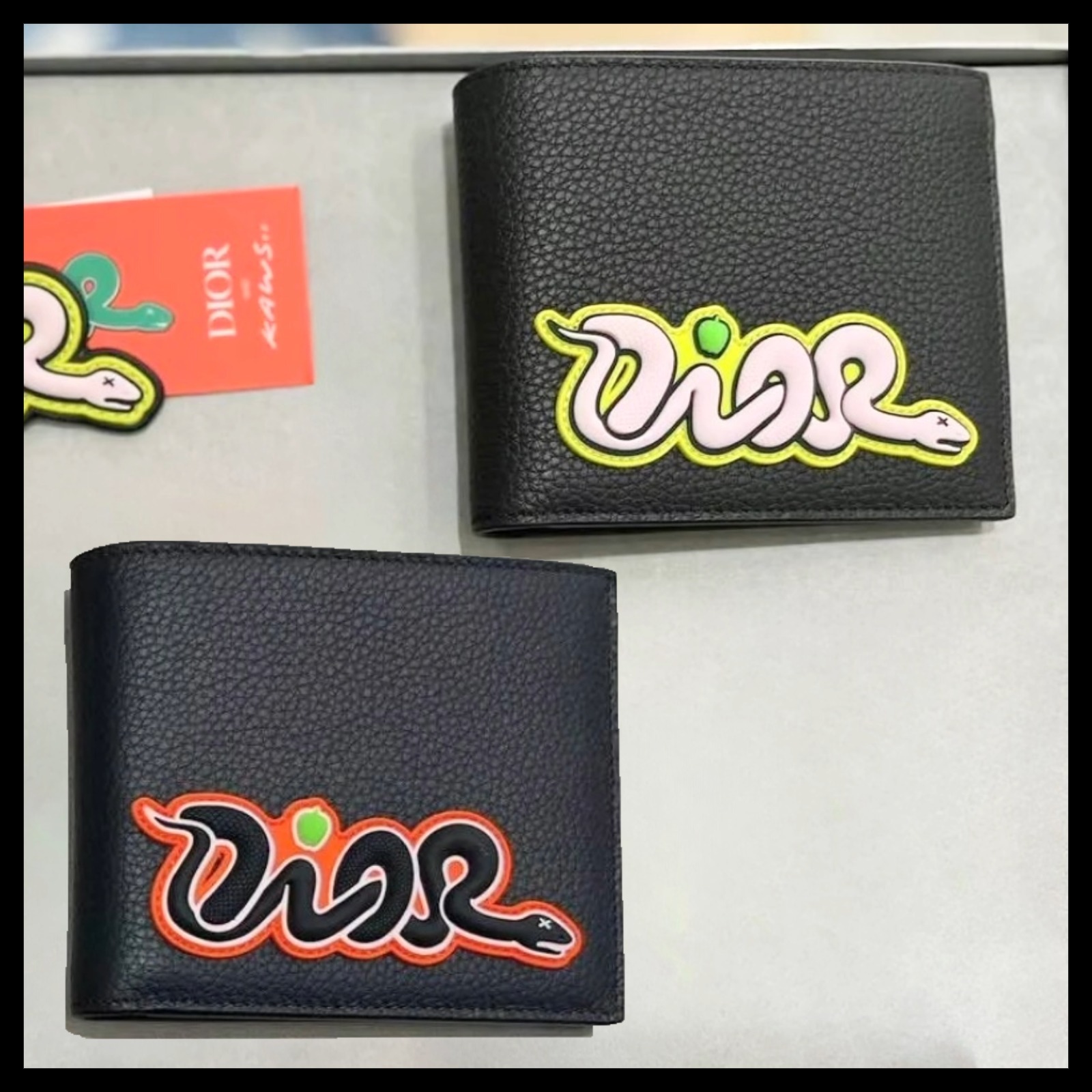 【お洒落で機能的♪】DIOR★DIOR AND KAWS 2つ折りウォレット