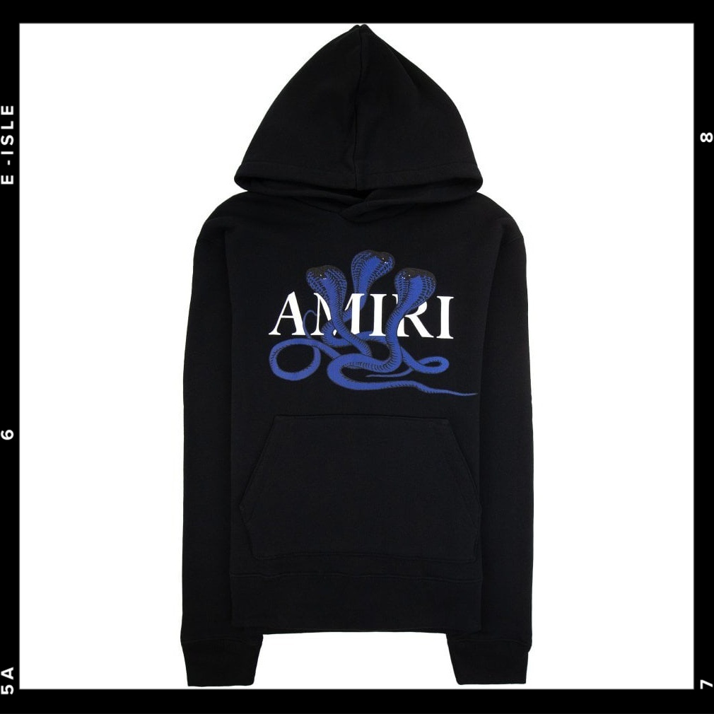 希少【AMIRI】スネーク ロゴ パーカー