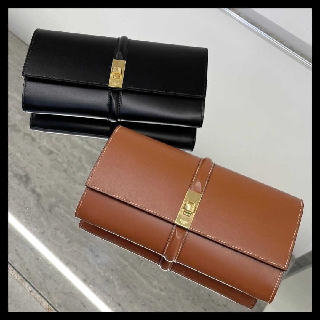 【気分転換に♪】CELINE ラージウォレット CELINE コンティ
