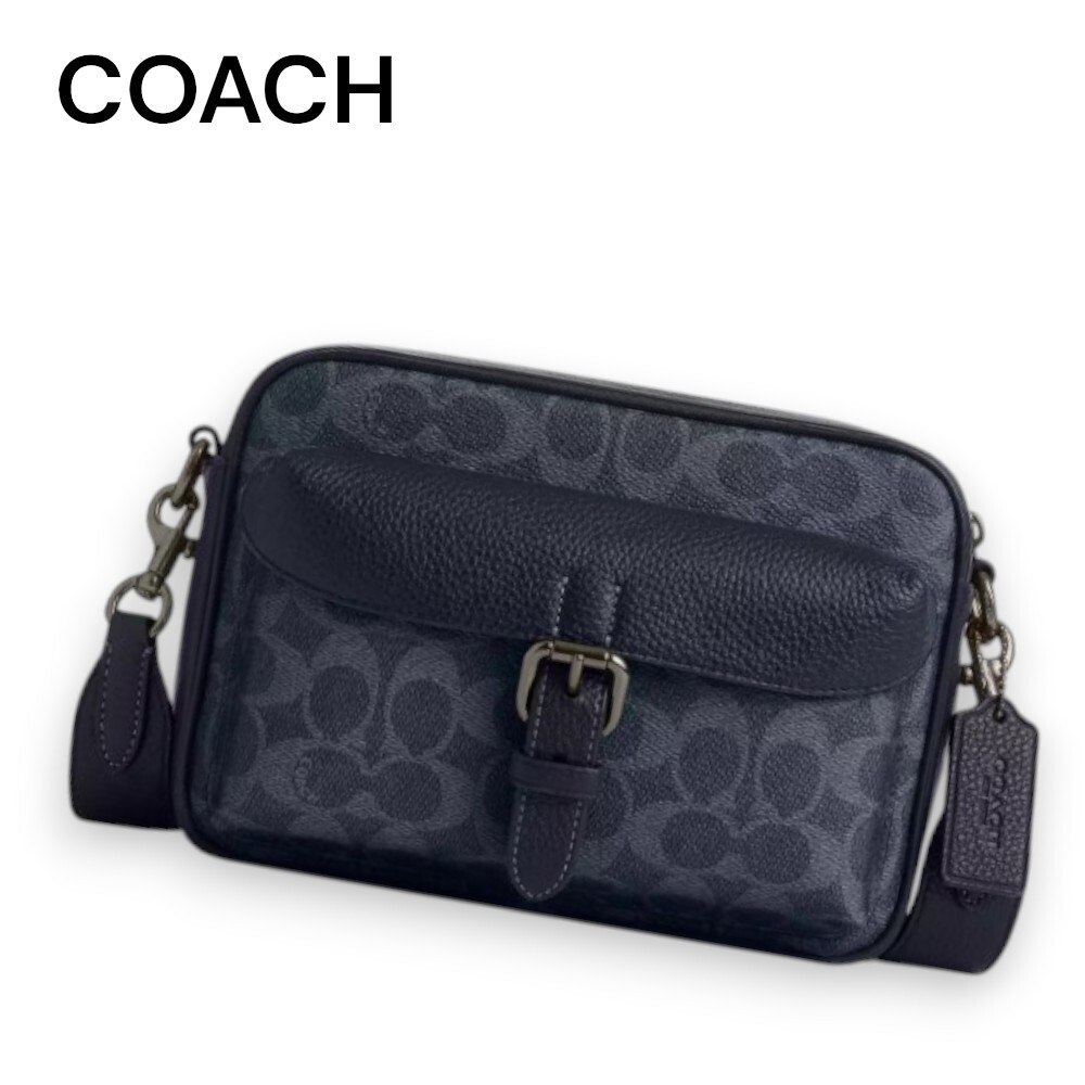 【Coach】シグネチャーキャンバス ワーナー クロスボディバッグ