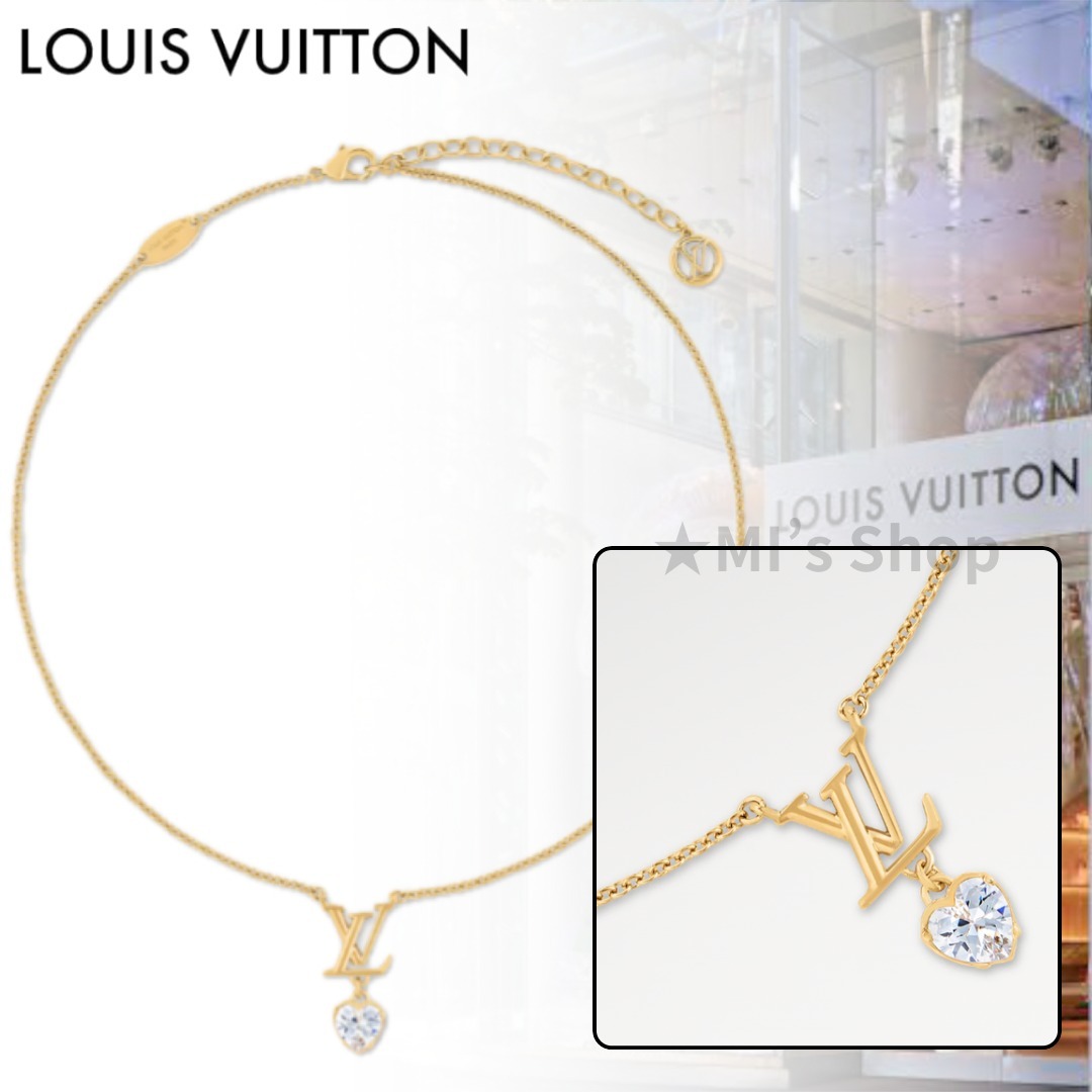 【25SS/すぐ届く/ハートモチーフ♪】Louis Vuitton ネックレス