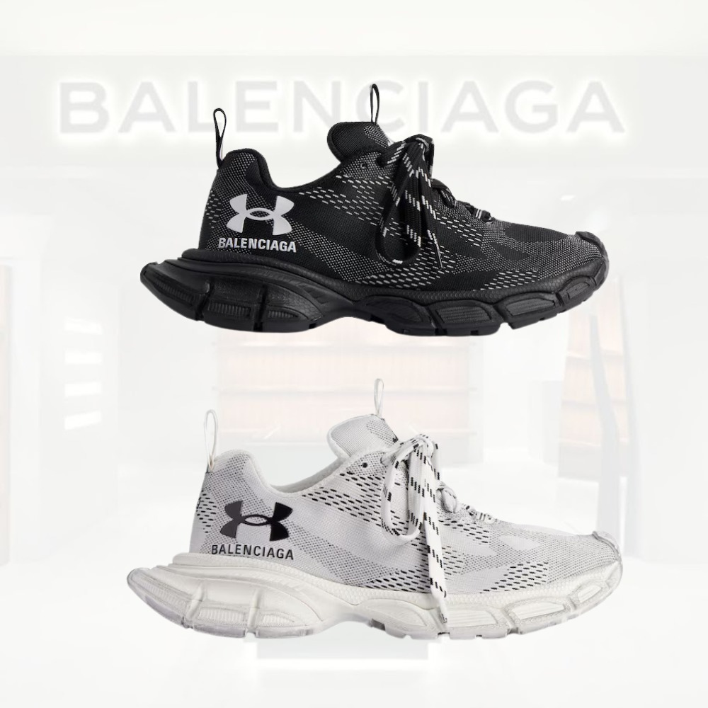 送料込+BALENCIAGA+Under Armour 3xl Knit スニーカー