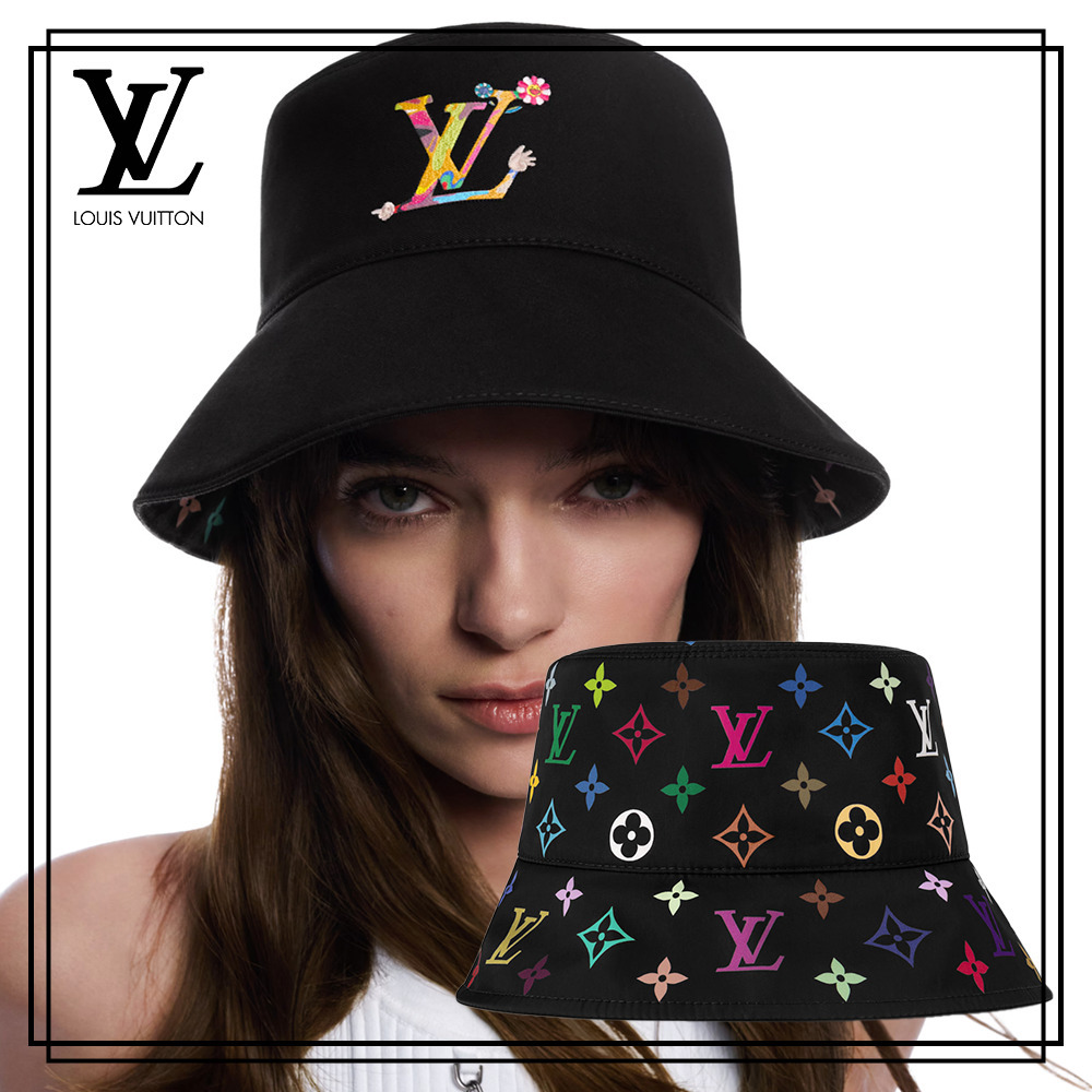村上隆コラボ【Louis Vuitton】バケットハット スーパーフラット